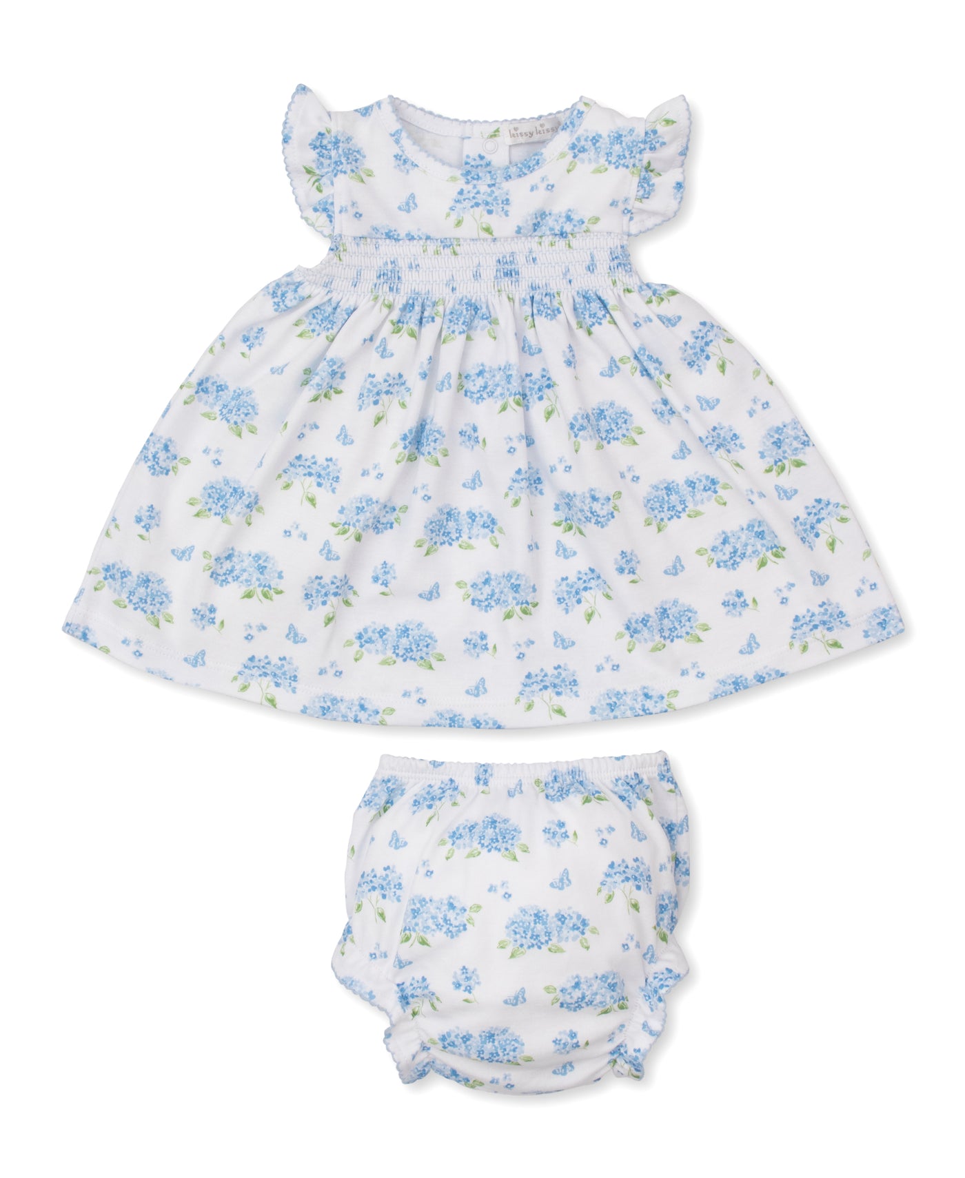 Kissy Heavenly Hydrangeas Print Dress Set