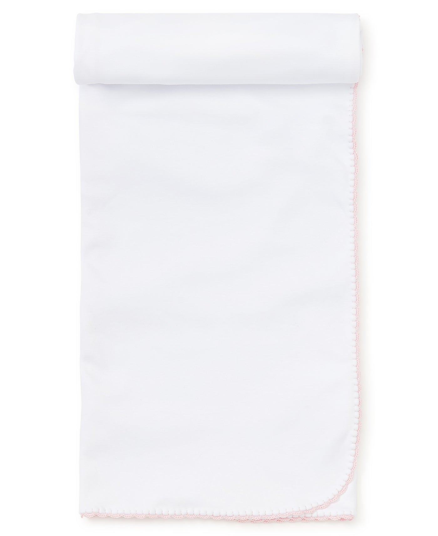 Premier Basics Blanket - White/Pink