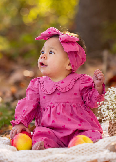 Perfect In Pink  Romper