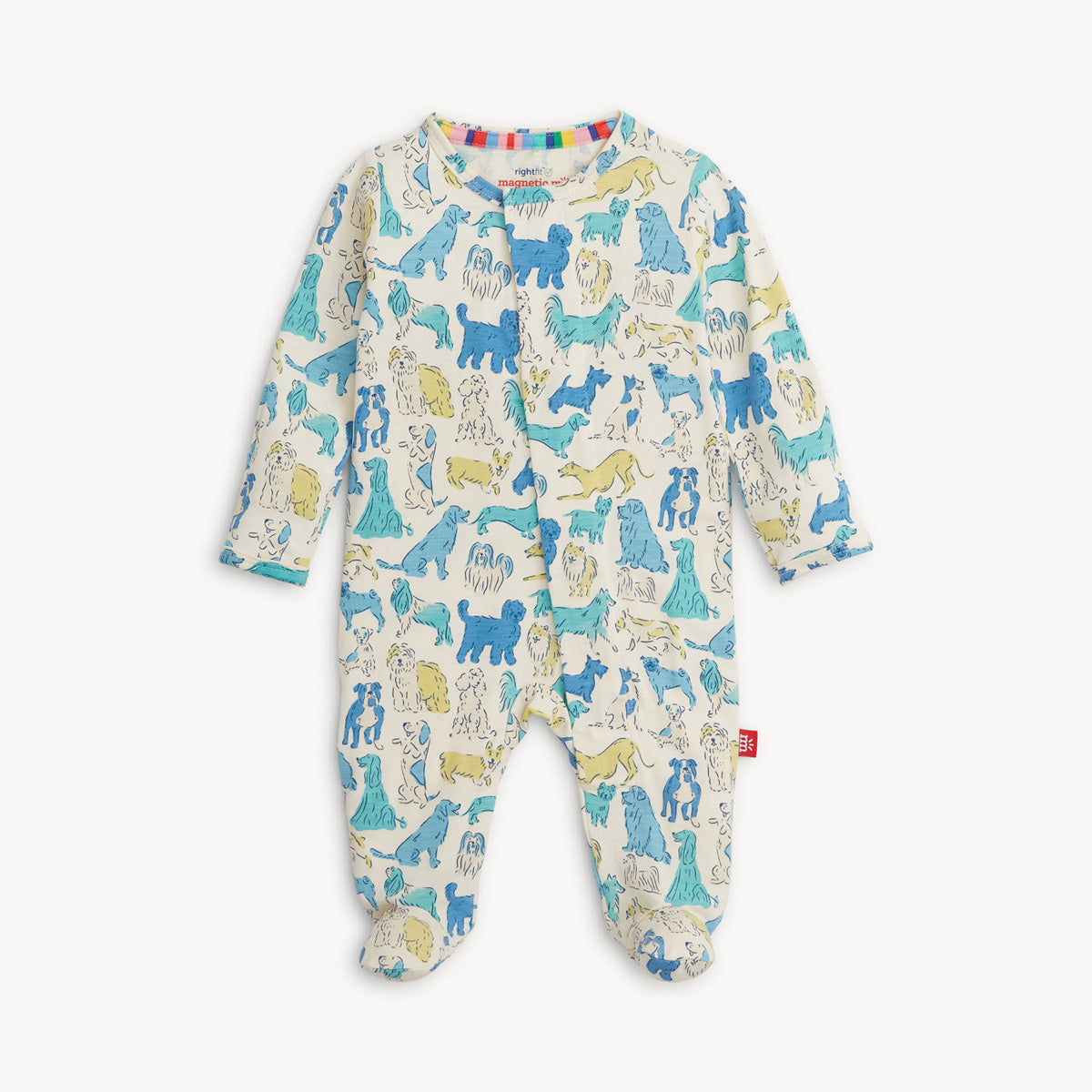 RightFit Footie - It's a Paw-ty Blue