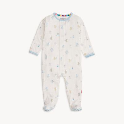 Modal Footie - Baby Beats Blue