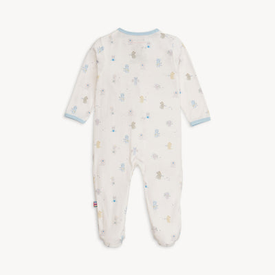 Modal Footie - Baby Beats Blue