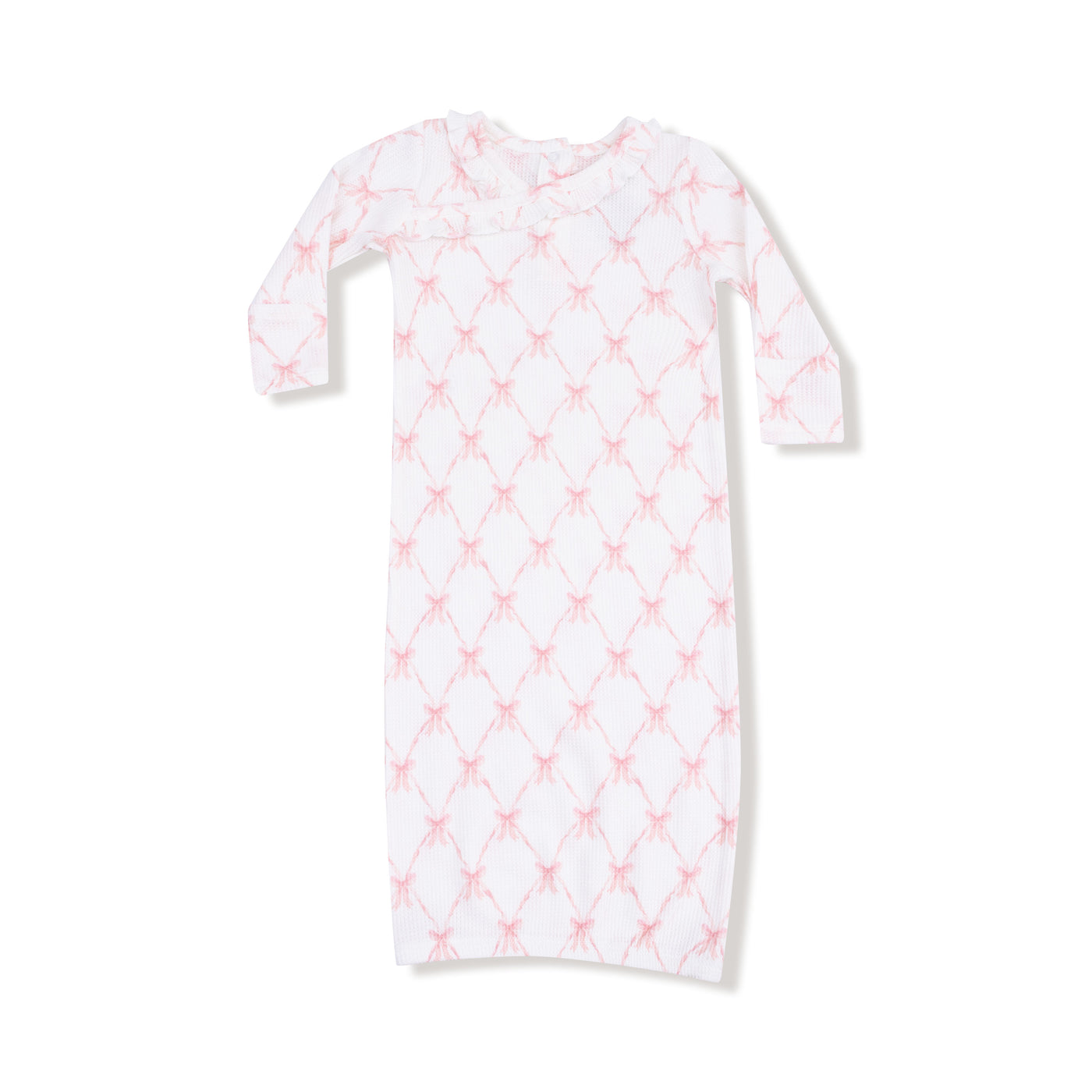 Kimono Gown - Ribbon Bow Trellis