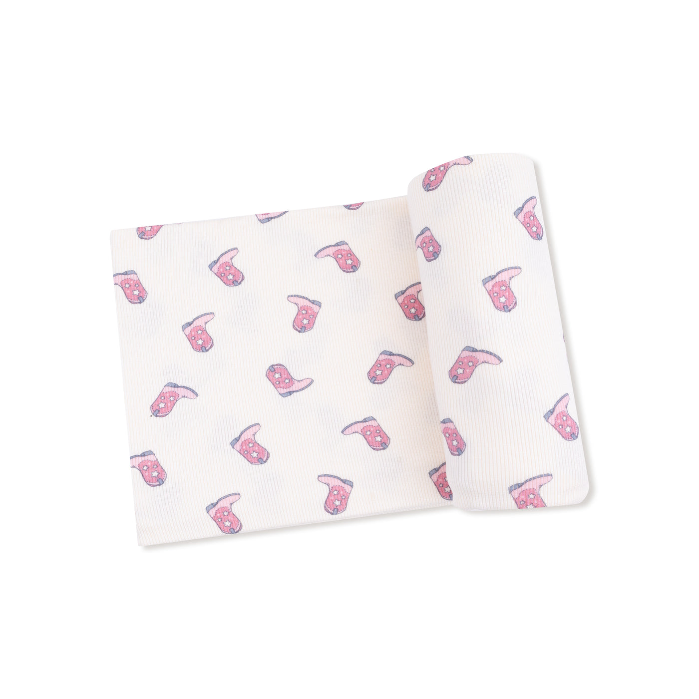 Swaddle Blanket - Petite Cowgirl Boots
