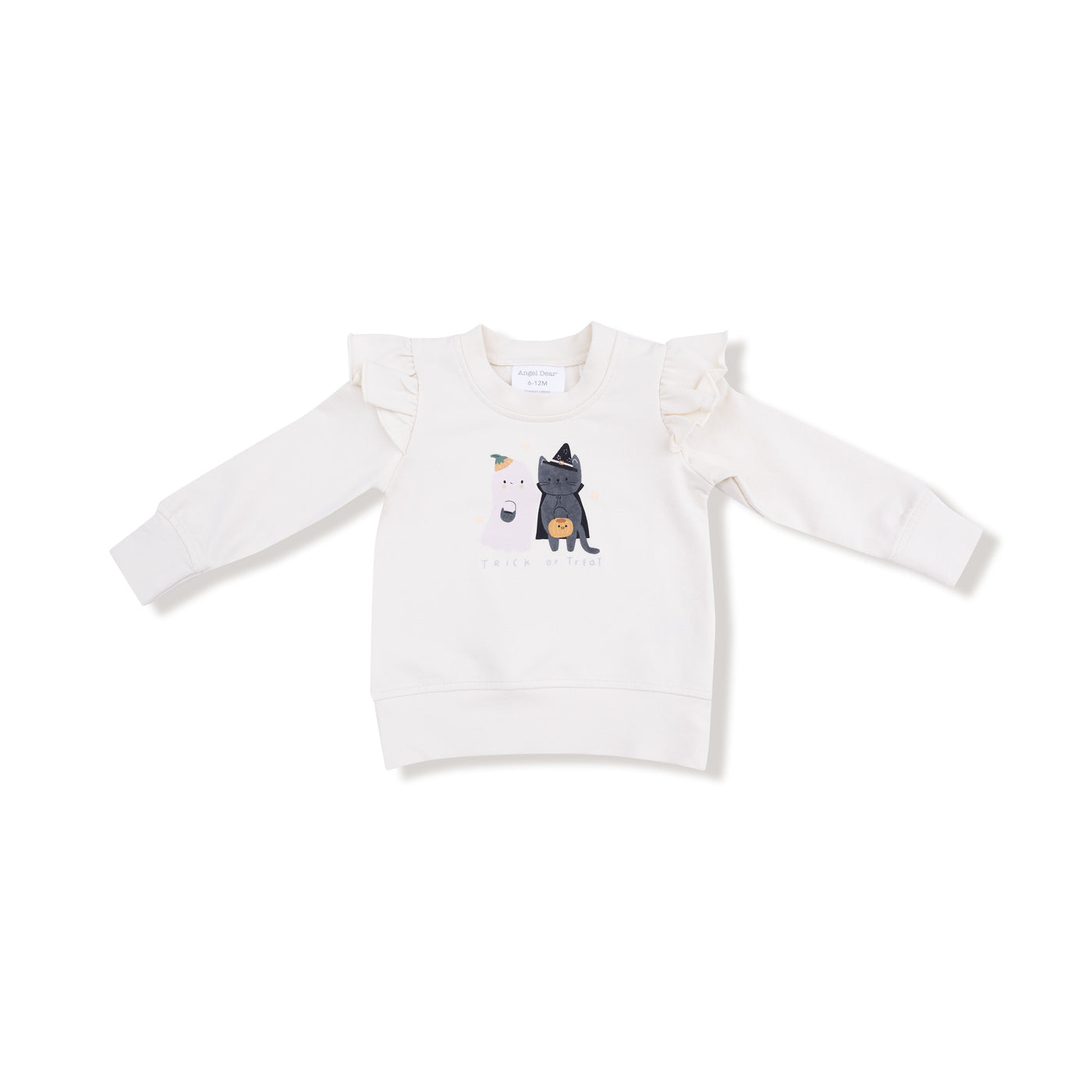 French Terry Ruffle Sweatshirt - Trick Or Treat