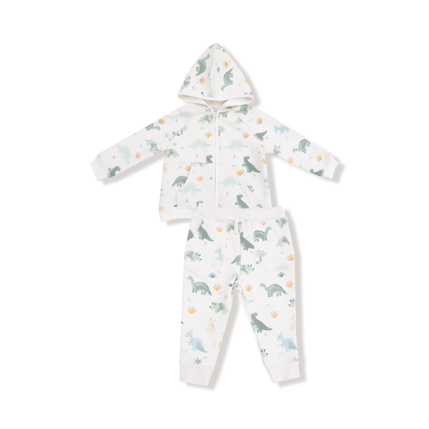 French Terry Hoodie/Jogger Set - Soft Dinos