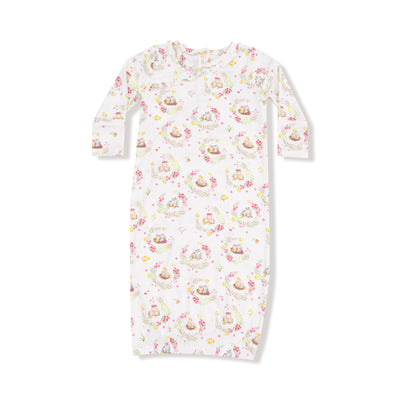 Kimono Gown - Floral Owl Families