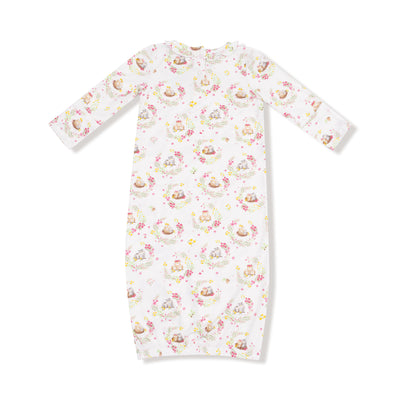 Kimono Gown - Floral Owl Families