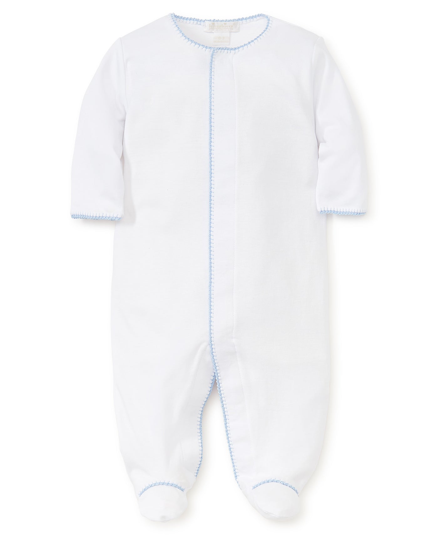 Premier Basics Footie - White/Blue