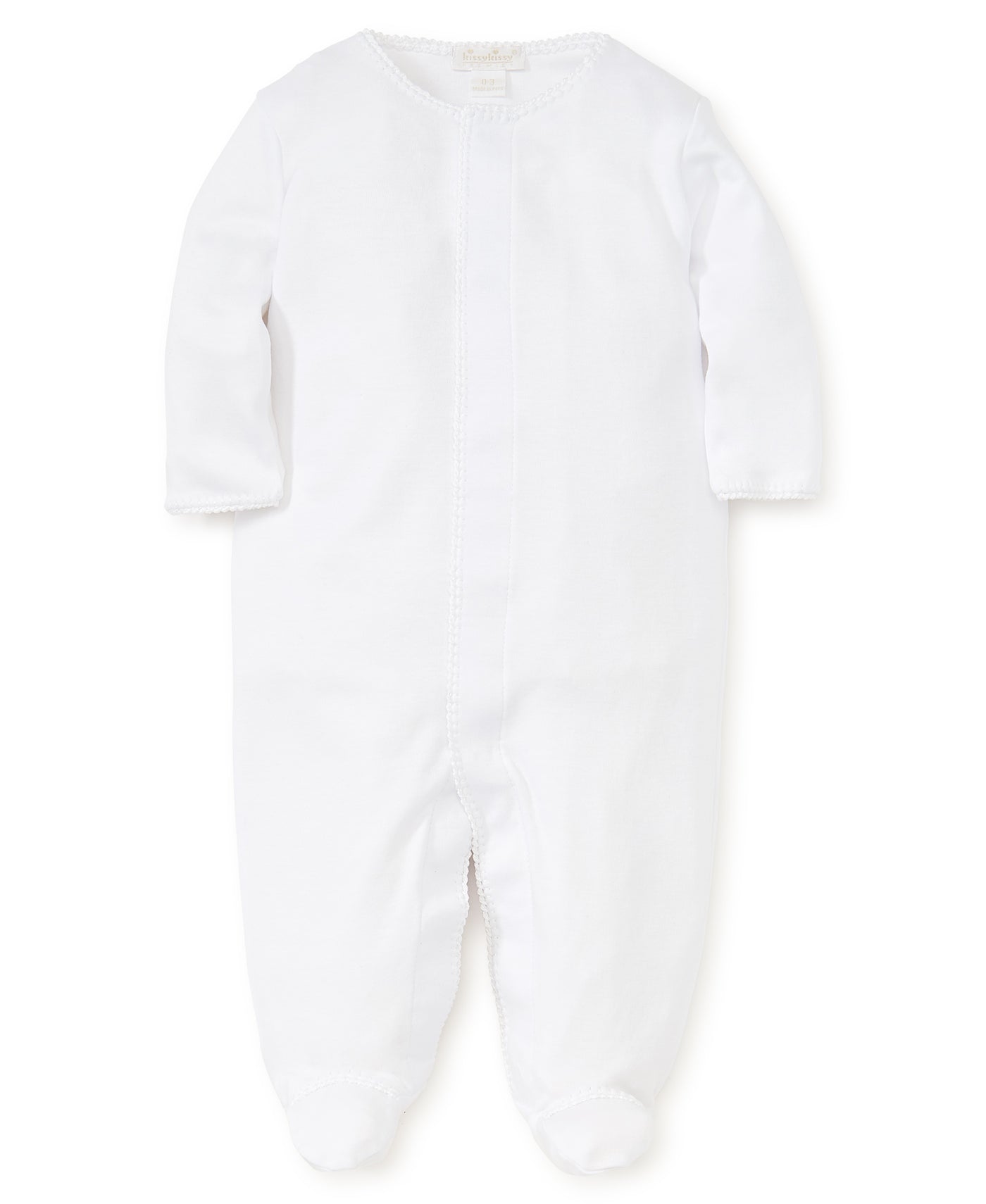 Premier Basics Footie - White/White