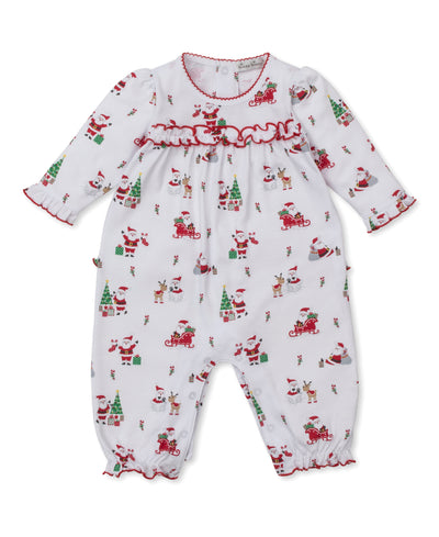 Rufflle Playsuit - Christmas Capers