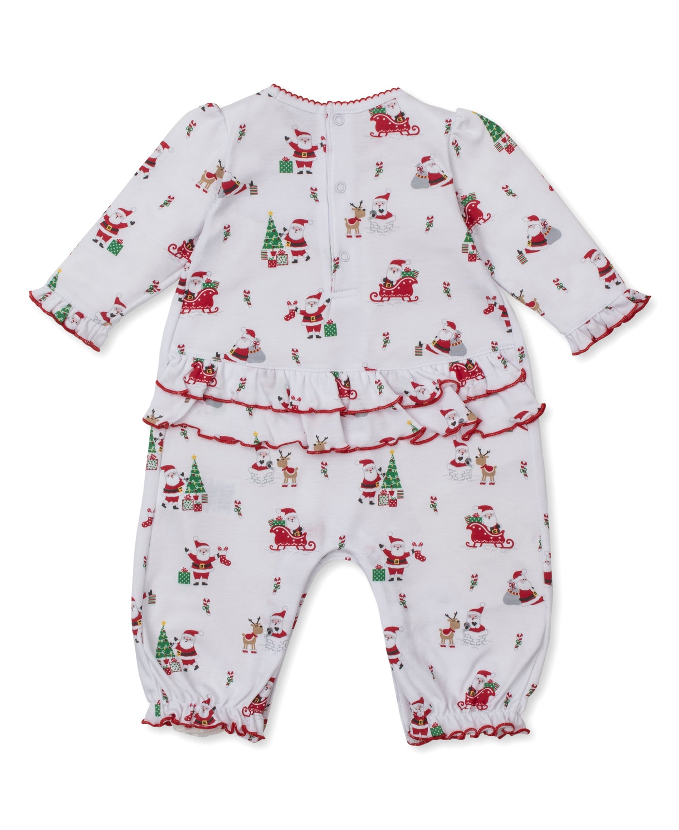 Rufflle Playsuit - Christmas Capers