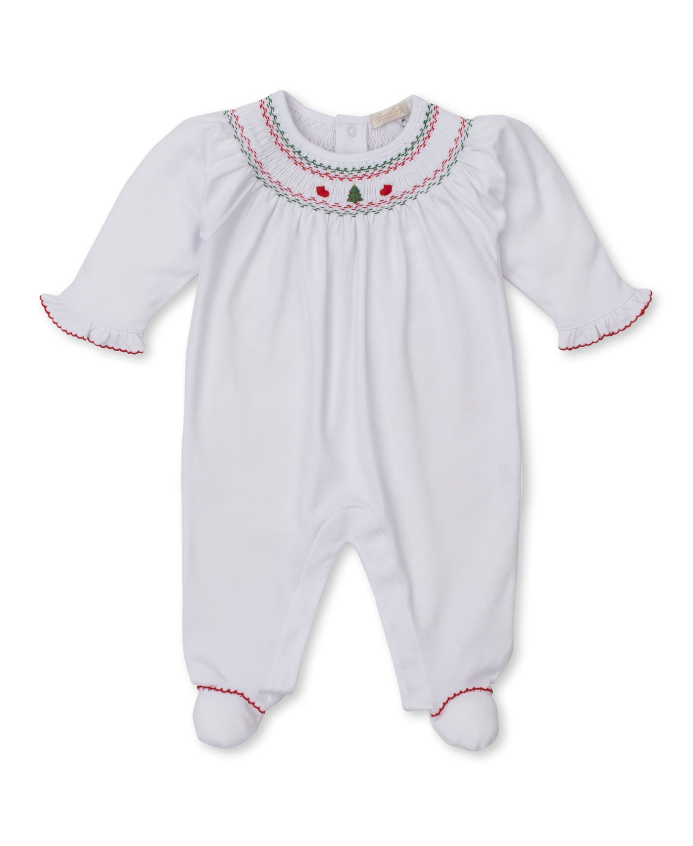 Smocked Footie - CLB Holiday Medley