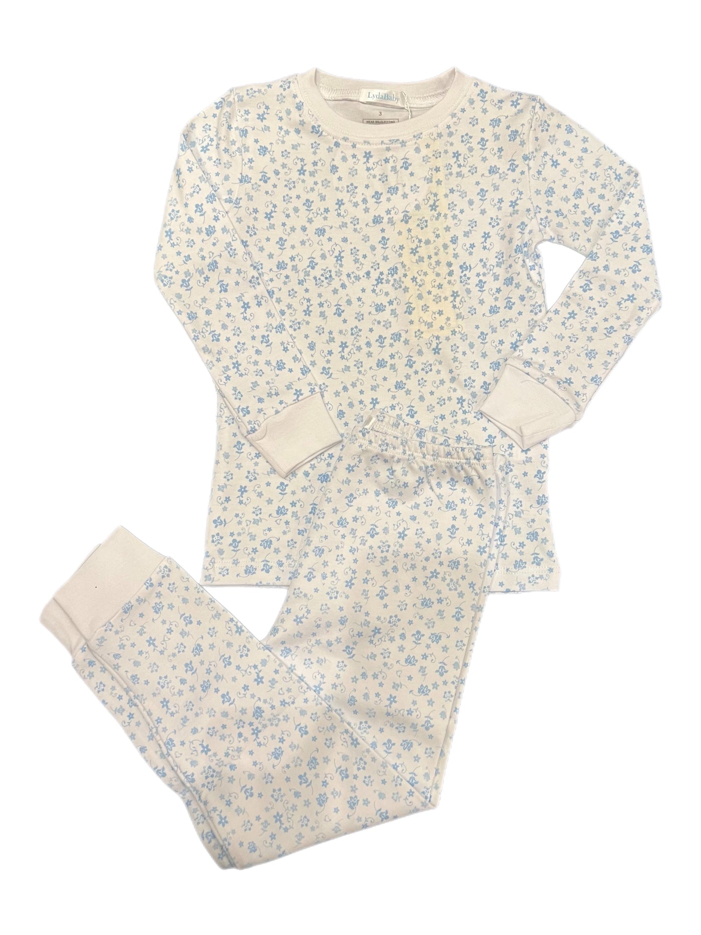 Blue Flowers PJ Set