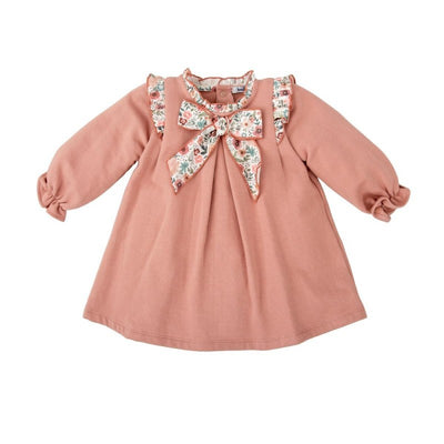 Cotton Woven Dress - Blue Floral