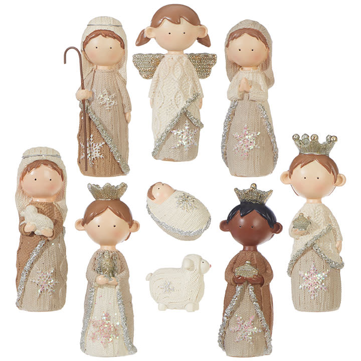 4.5" Knit Nativity Set **PRE-SALE**