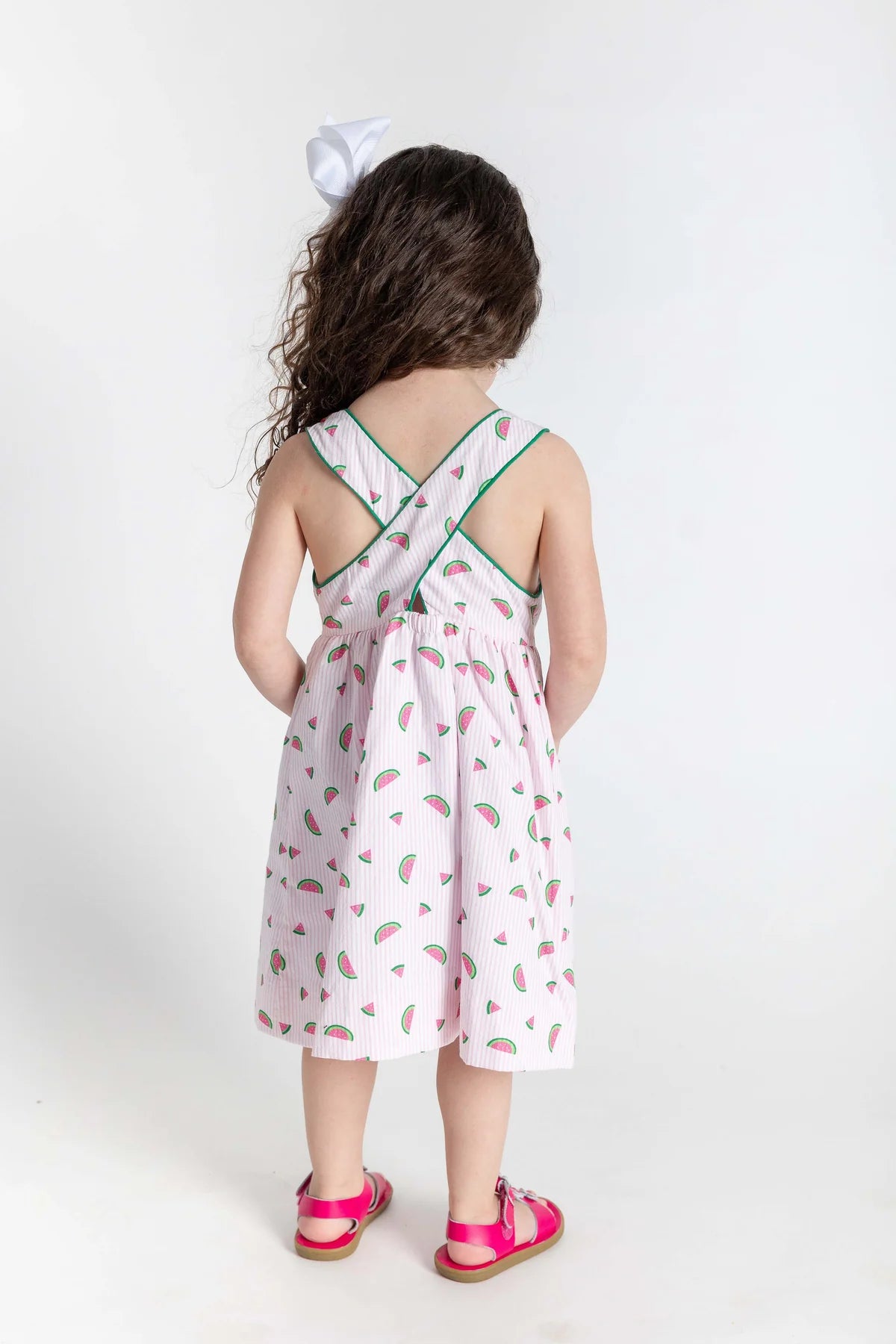 Florence Seer Watermelon Dress