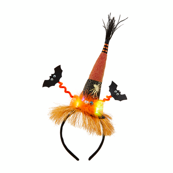 Mudpie Witch Hat Light Up Headband