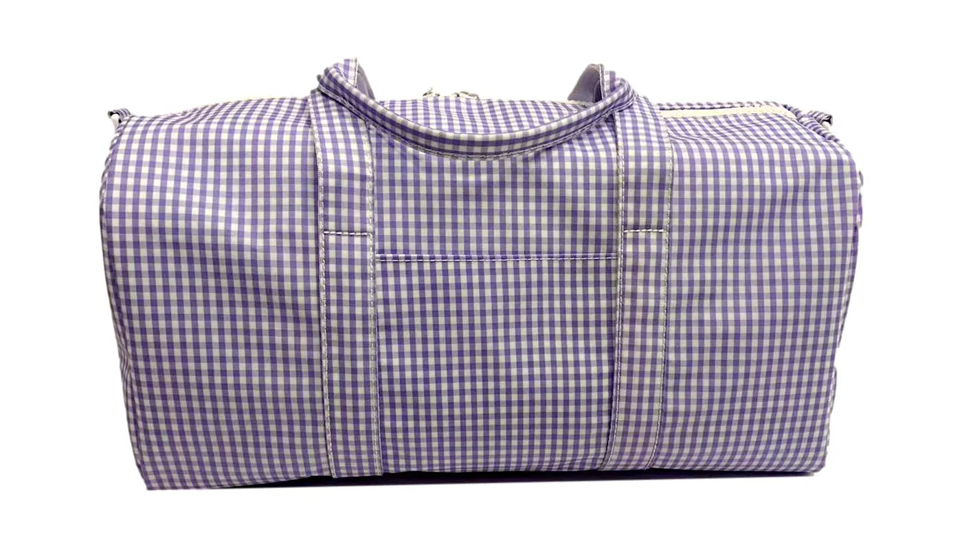 TRVL Duffel Weekender * Gingham Lilac