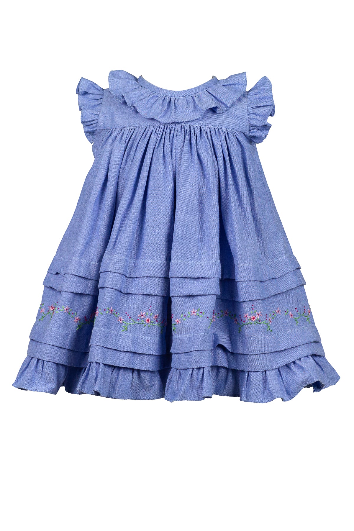 Proper Peony Oxford Blue Willow Dress