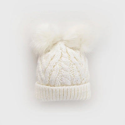 Fluffer Beanie Hat - Winter White