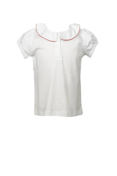 Peter Pan Shirt w/ Red Trim