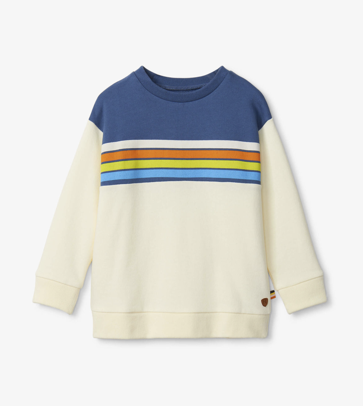 Dino Stripes Pullover Sweatshirt